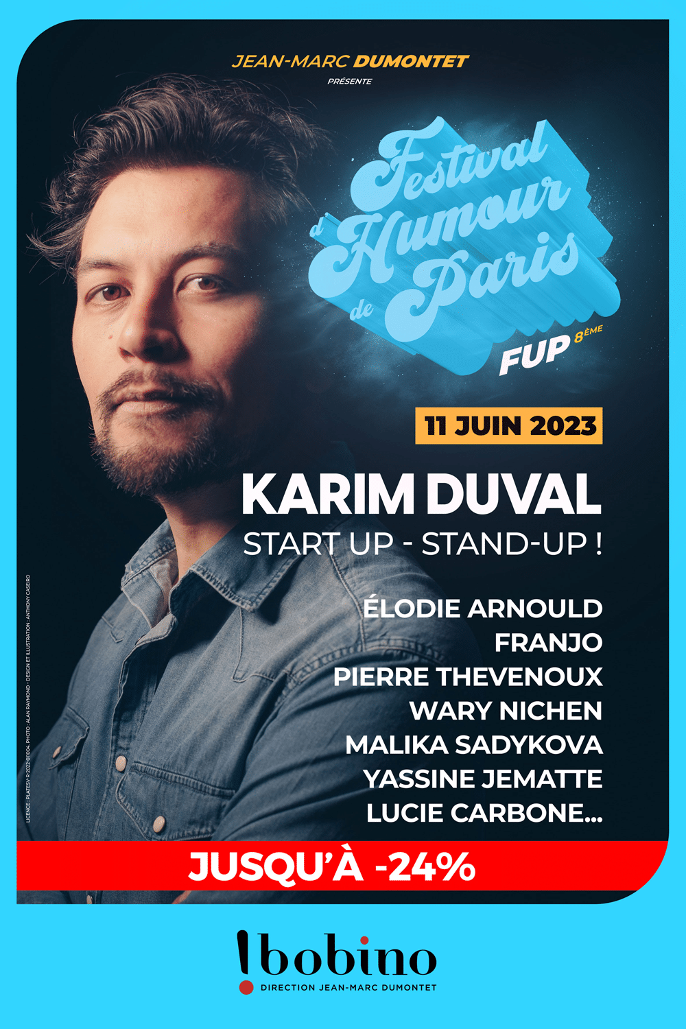 Start-up, stand-up avec Karim Duval - Festival d'Humour de Paris FUP