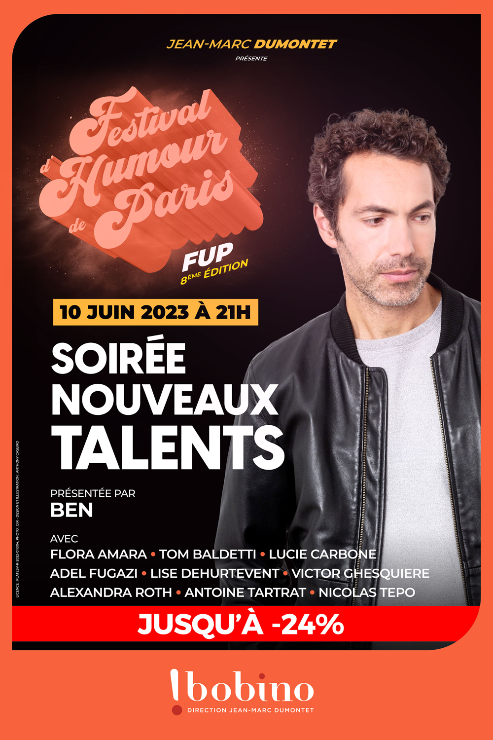 La soirée des nouveaux talents - Festival d'Humour de Paris FUP